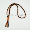 Collier d'encolure en tressé plat 3 brins de 6mm
