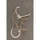 Ensemble etho licol + muserolle tressée + frontal toutes tailles